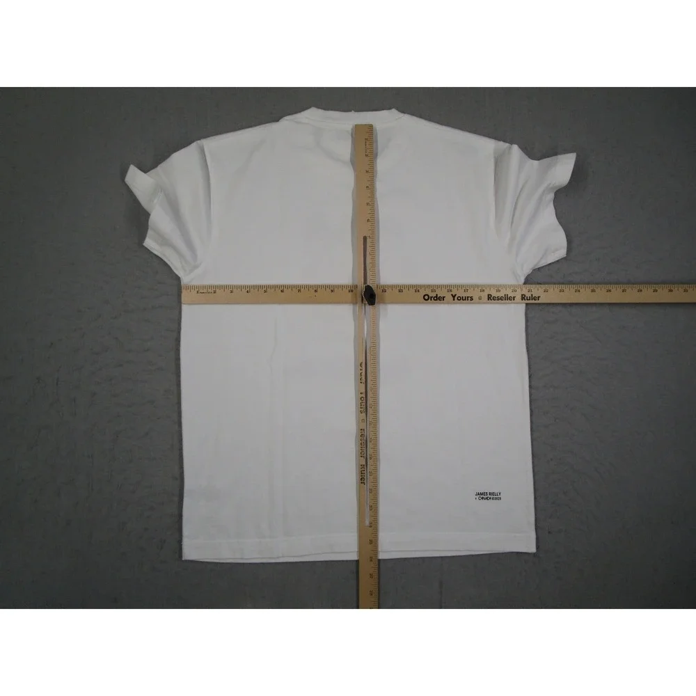 Canada Goods James Rielly Graphic T-Shirt White Organic Cotton Heavyweight Men M - Picture 8 of 11